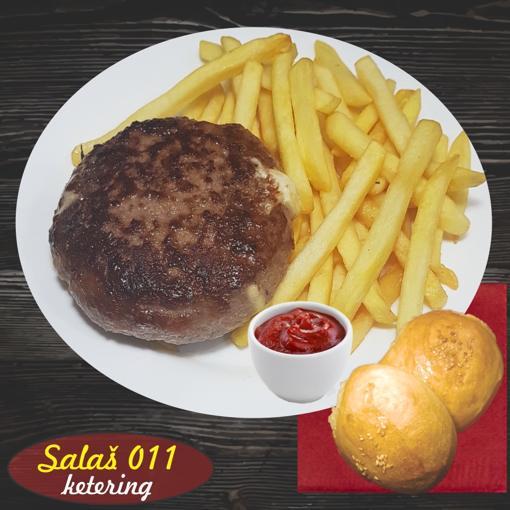 Punjena pljeskavica Salaš011 ketering 2 ketering Beograd